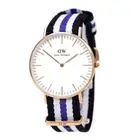 Daniel Wellington 0509DW Trinity Eggshell White Dial Tri-Color Nylon Watch