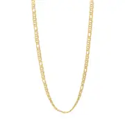 Bevilles Figaro Necklace 9ct Yellow Gold 50cm