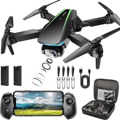 Mini Drone with Camera - 1080P HD Foldable Drone with Stable Hover, Gravity Cont