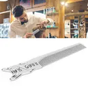 Anti-Static Haircut Comb Barbers Hair Salon Hairdressing Aluminum Comb(Comb) FAD