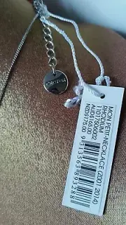 OROTON SIGNATURE MON PETIT RHODIUM Choker Necklace Collar RRP $ 165.00 new