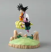 Anime Dragon Ball Z Kid Child Son Goku & Chichi Pulling Tail Figure Statue Gift