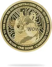 Cryptochips | Dogecoin (Doge) Physical Crypto Coin | Collectable Cryptocurrency You Can HODL (Gold)