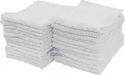 GABA 100% Premium Cotton Terry Nappies 60 X 60 cm Cotton Washcloths Set Terry Towelling Soft Feel and Highly Absorbent Towels Terry Cotton Baby Towelling Nappies (Pack of 6 (60x60 cm))