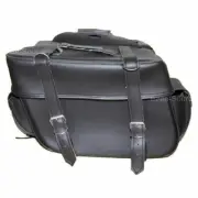 14" W x 10" H MOTORCYCLE WATERPROOF SADDLEBAGS w/SIDE POCKETS FOR SUZUKI - SV7I