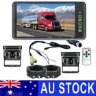 4pin 18IR 2X HD CCD rear view reversing camera 9" car mirrow monitor for truck