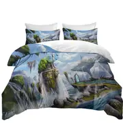 Fiction Dreamscape Beautiful Natural View Quilt Cover