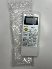Sharp CRMC-A805JBEZ Air Conditioner Remote Control, White - OEM GENUINE AC LCD