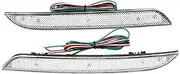 for B&MW 5 Series F10 F11 F18 520d 520i 523i 525d Rear Bumper Reflector Brake Lights Car Signal Stop Lamps (Color : 1)