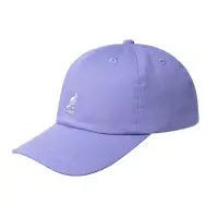 在飛比找momo購物網優惠-【KANGOL】WASHED 棒球帽(丁香紫色)