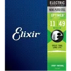 Elixir 19102 Nickel Plated Steel Electric Guitar Strings with Optiweb. Medium
