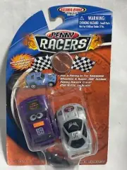 Takara Penny Racers, Purple Whipper and Silver Wedge, 2 pack, NIB 1/64
