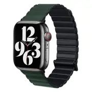 Nevenka Magnetic Apple Watch Strap TPU for iWatch Series 7 SE 6 5 4 3 2 1-BlackGreen
