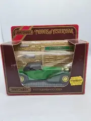 Matchbox models of Yesteryear y-17 Hispano Suiza 1938 1:48 Green New Vintage NIB