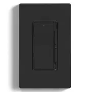UL Digital Dimmer Light Switch For 300W Dimmable LED/CFL Lights Black