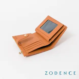 【ZODENCE 佐登司】ZORA進口牛皮三層短夾(雙12限定/多色任選)