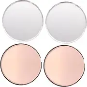 minkissy Sets Nail Art Supplies Mirror Surface Mixing Board Fake Nails Display Tray for Cosmetics Salons Pcs