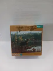 Black Bay Moose Puzzle by Buffalo Games / Hautman Brothers 1026 Piece New Sealed