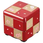 現貨在台馬上寄出🔜日本代購🇯🇵日本製 HAKOYA 年菜專用 漆器盒（迷你雙層） 飾品盒
