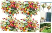 Artificial Silk Flowers for Outdoors Bulk Fake UV Resistant Plants Mix Color