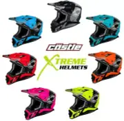 Castle CX200 Sector Helmet Off-Road Dirt MX Eyeglass Friendly DOT ECE S-3XL