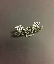1962-1963 Ford FE 406 Checker Flag - hat pin lapel pin tie tack