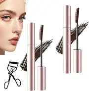 Submarine Mascara, Relaxrich Mascara, Submarine TubingMascara Black & Brown Duo for Lash Makeup, New Lengthening and CurlingMascara, Natural Defining Curling Eyelashes, SubmarineTubeMascara (Mix)