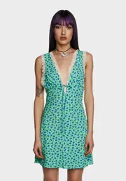 Sunlit Moments Mini Dress - Green