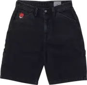 Spitfire Wheels Bighead Fill Black Denim Shorts