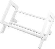 Parliky Book Storage Rack Book Shelf Multi-Function Desktop Stand Study Desktop Book End Magazine Display Stand Reading Book Stand Desktop Magazine Rack Book Holder Rack White Bamboo
