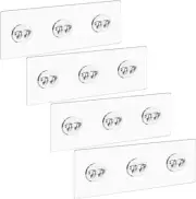 4 Pcs Strong Sticky, Replacement Adhesive Sticker Hook,Waterproof Heavy-Duty