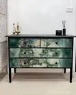 Handmade and Hand-painted Wood Dressing Table/Cabinet/Console
