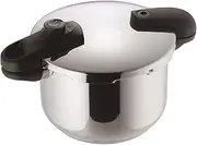 Pearl Metal HB-5136 Pressure Cooker, 1.2 gal (5.5 L), Both Hands, 3-Layer Bottom, Switchable, Quick Eco