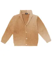 [Il Gufo] Il Gufo Dégradé alpaca-blend knit cardigan Y 10 beige