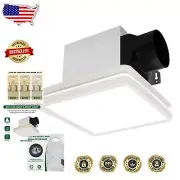 Quality-Assured 80 CFM Exhaust Fan with 15W LED & Adjustable Color Temperature