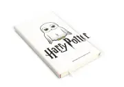 Harry Potter Notebook Hedwig Owl A5 Checked Hardcover Birthday gift Kids white