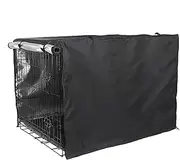 Dog Crate Cover Double Door Door: Pet Kennel Cover, 42 Inch Heavy Duty Oxford Fabric Kennel Protector For Medium Dogs, Privacy Protector
