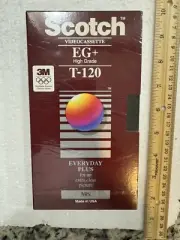 Scotch High Grade EG+ T-120 VHS Tape (New & Sealed)