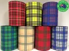 7x Designer Beer Can STUBBY HOLDER Stubbie Cooler with base Colour Riot Tartan