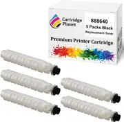 5 Pack Black Compatible Toner Cartridge for Ricoh TYPE-C3000EB 888640 (20,000 Pages) for Lanier MPC2000 MPC2500 MPC3000 Ricoh Aficio MP C2000 C2500 C3000