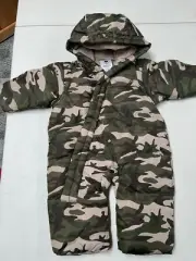 NWT COLUMBIA DOWN CAMOUFLAGE 1 PC SNOWSUIT BOYS GIRLS 6 MS