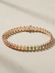 [Fabergé] Fabergé - Colours Of Love 18-karat Rose Gold Multi-stone Tennis Bracelet - M M Gold