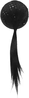 PLAFOPE Hair Piece Seamless Ponytail Boosting Hair Pad Ponytail Extension for Women Hair Pad Extension Seamless Ponytail Wig Seamless Volume Increase Plastic Black