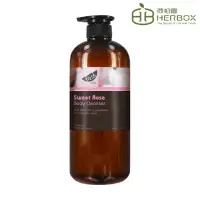 在飛比找momo購物網優惠-【Herbox 荷柏園】香草玫瑰沐浴精 1000ml