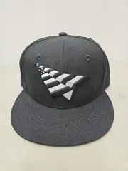 Paper Planes Dominican Republic New Era Hat Snapback Cap YOUTH BLACK BRAND