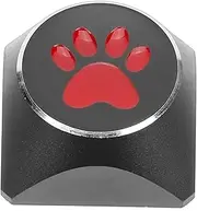 LABRIMP Aluminum Alloy Cat Claw Keycap for Mechanical Keyboards Cute Embossed Design Durable Tactile Gaming Accessory for Game Players