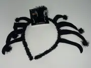 Spider Headband Halloween Costume Accessory Black Googly Eyes Child Size Girls