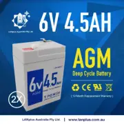 APC Replacement Battery Pack RBC1 UPS 6v 4.5ah x2 BK200, BK200B 12 month warraty
