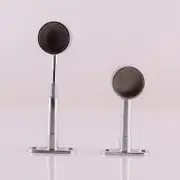 Extendable Round Centre Support Bracket for Wardrobe Rail Rod Socket 25mm
