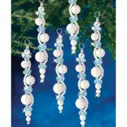 The Beadery® Pearl Icicles Ornament Kit
